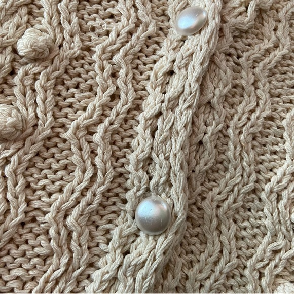 Sold Jantzen Silk Blend Knit Cardigan Vest Size Large - Picture 8 of 10